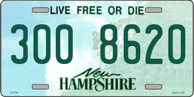 NH license plate 3008620
