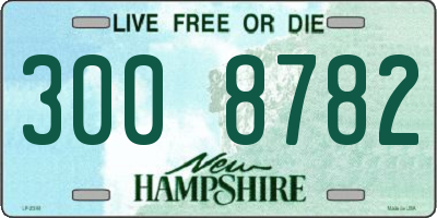 NH license plate 3008782