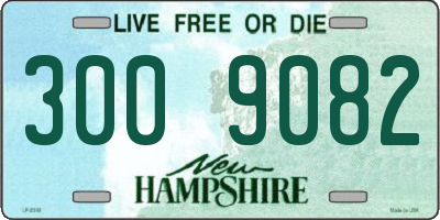 NH license plate 3009082