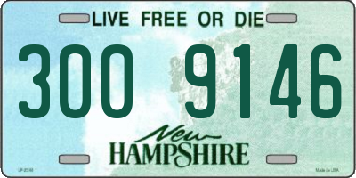 NH license plate 3009146