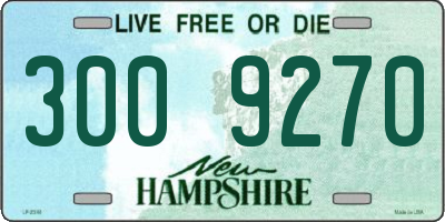 NH license plate 3009270