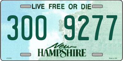NH license plate 3009277