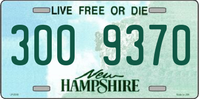 NH license plate 3009370