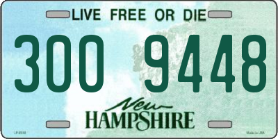 NH license plate 3009448