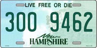 NH license plate 3009462