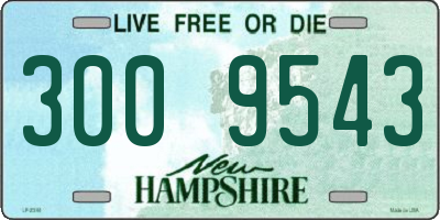 NH license plate 3009543