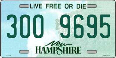 NH license plate 3009695