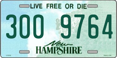 NH license plate 3009764