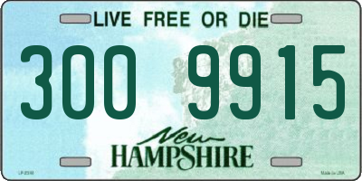 NH license plate 3009915