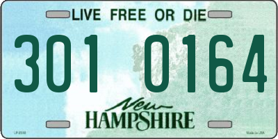 NH license plate 3010164
