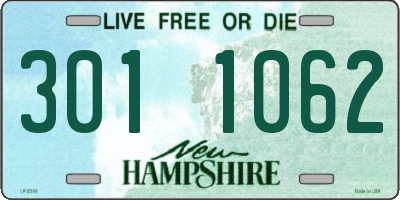 NH license plate 3011062