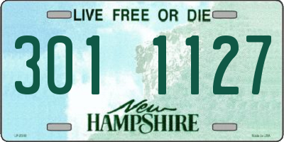 NH license plate 3011127