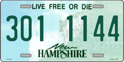 NH license plate 3011144