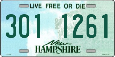 NH license plate 3011261