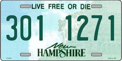 NH license plate 3011271