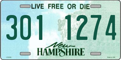 NH license plate 3011274