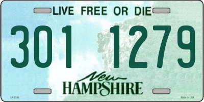 NH license plate 3011279