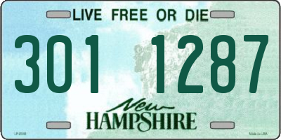 NH license plate 3011287