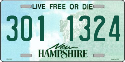 NH license plate 3011324