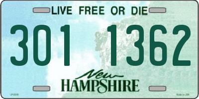 NH license plate 3011362