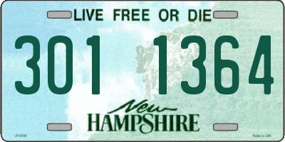 NH license plate 3011364