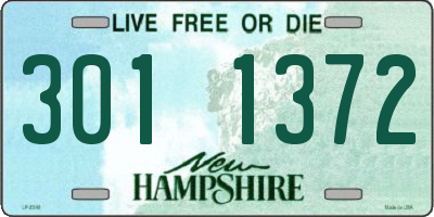 NH license plate 3011372
