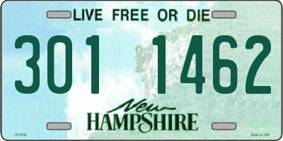 NH license plate 3011462