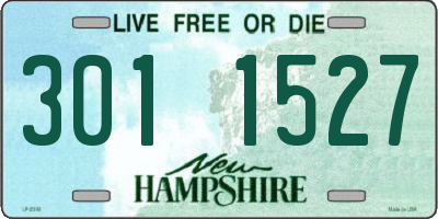 NH license plate 3011527