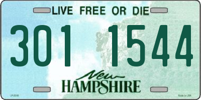 NH license plate 3011544