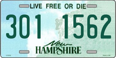 NH license plate 3011562