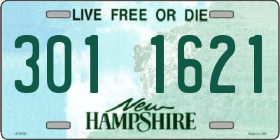 NH license plate 3011621