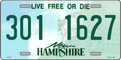NH license plate 3011627