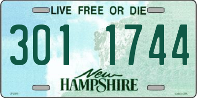 NH license plate 3011744