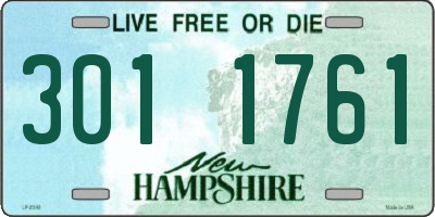 NH license plate 3011761