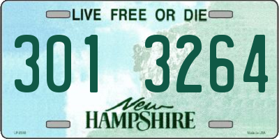 NH license plate 3013264