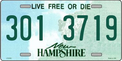 NH license plate 3013719