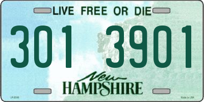 NH license plate 3013901