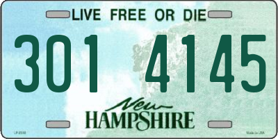 NH license plate 3014145