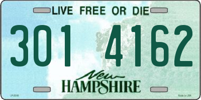 NH license plate 3014162