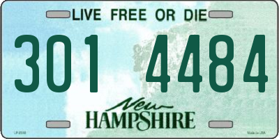 NH license plate 3014484