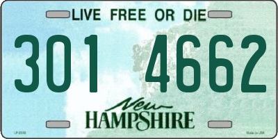 NH license plate 3014662