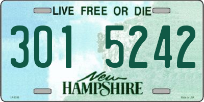 NH license plate 3015242