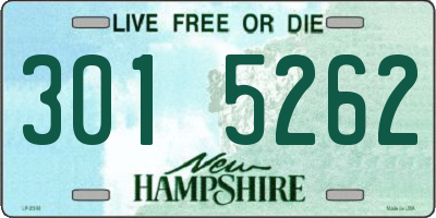 NH license plate 3015262