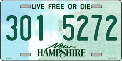 NH license plate 3015272