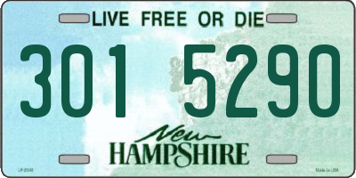 NH license plate 3015290