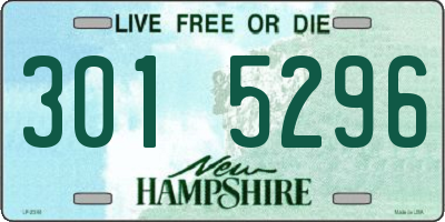 NH license plate 3015296