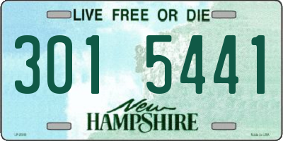 NH license plate 3015441
