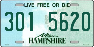 NH license plate 3015620