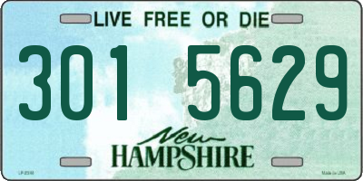 NH license plate 3015629