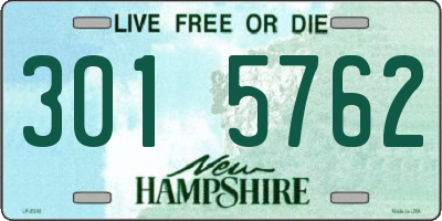 NH license plate 3015762